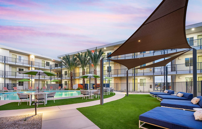 Exterior at Cabana Bridges Apartments in Tucson Arizona