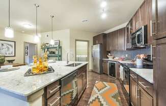 Fully Equipped Kitchen at Aviator West 7th, Fort Worth, Texas