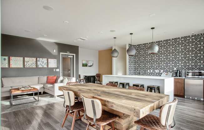 The Century Community Kitchen and Dining Area