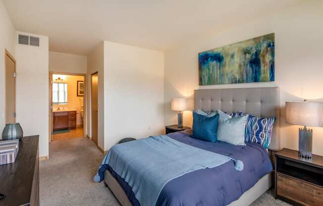 Bedroom at The Enclave Luxury Apartments