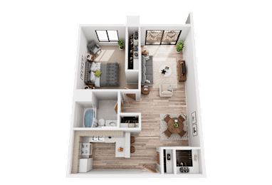 1 bed, 1 bath, 825 sqft, $1,185