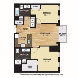 2 beds, 2 baths, 1,106 sqft, $2,248