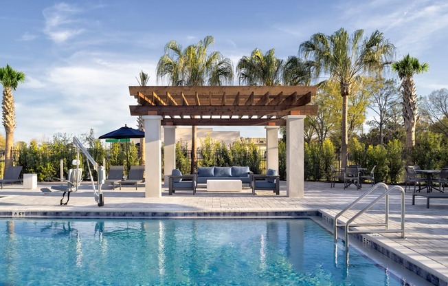 Swimming Pool at Jackson Palms Affordable Apartments in Jacksonville FL