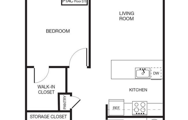 1 bed, 1 bath, 680 sqft, $1,675