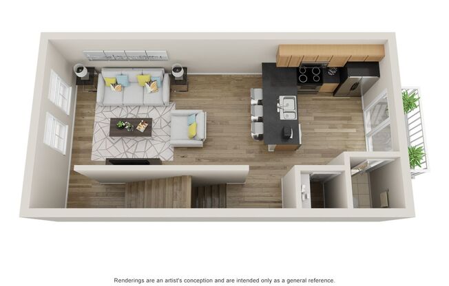 2 beds, 2.5 baths, 1,800 sqft, $1,690, Unit 862