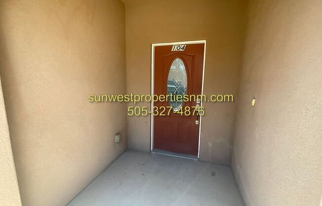 3 Bedroom, 2 Bathroom Condo with 2 Car Garage and Fenced back yard