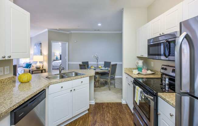 Cheswyck at Ballantyne apartments interior kitchen