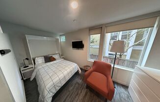 741 Harvard Modern studios with w/d in unit!