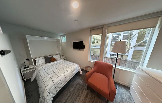 741 Harvard Modern studios with w/d in unit!