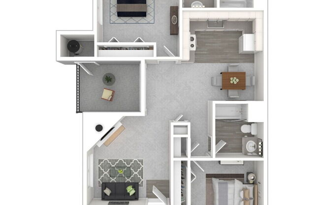 2 beds, 2 baths, 960 sqft, $1,770