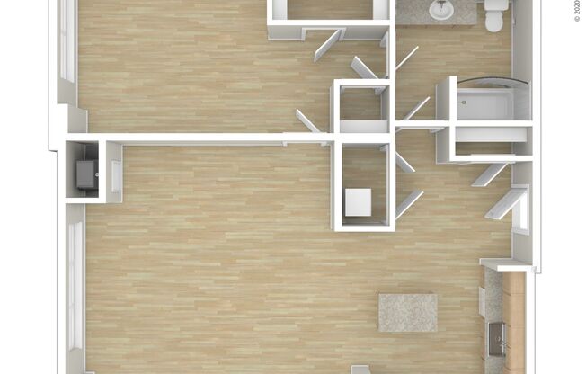 1 bed, 1 bath, 1,085 sqft, $3,690, Unit 302