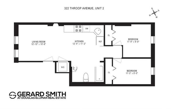 2 beds, 1 bath, 778 sqft, $3,100, Unit 2