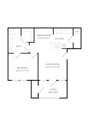 1 bed, 1 bath, 613 sqft, $945