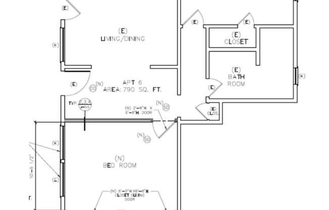 2 beds, 1 bath, 695 sqft, $3,198, Unit 06