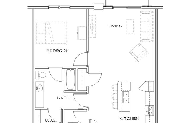 1 bed, 1 bath, 835 sqft, $1,230, Unit 209