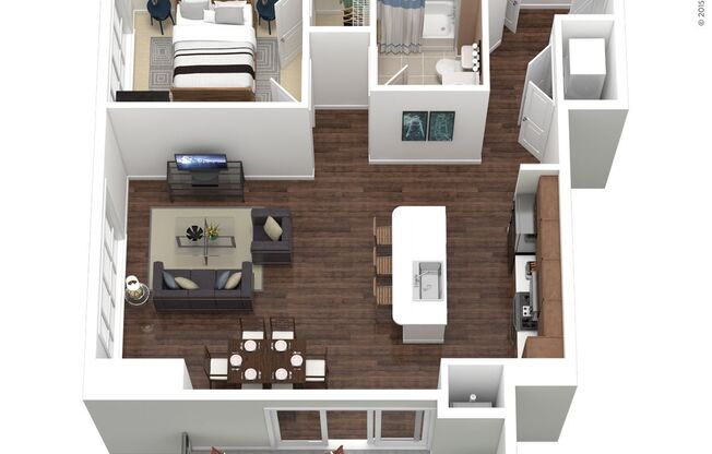 1 bed, 1 bath, 828 sqft, $3,815, Unit 200