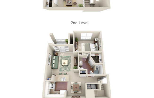 1 bed, 1 bath, 1,014 sqft, $1,264