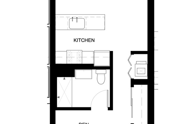 Studio, 1 bath, 534 sqft, $2,300, Unit 3449-413