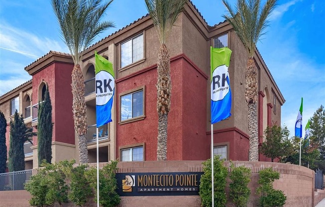 Elegant Exterior View Of Montecito Pointe in Las Vegas Apartment Homes
