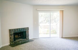Bright and Spacious Apartment Home, Fireplace, W/D, & Parking!