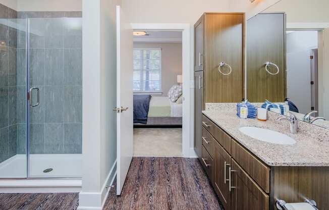 Element 29 apartments in Charleston bathroom interior