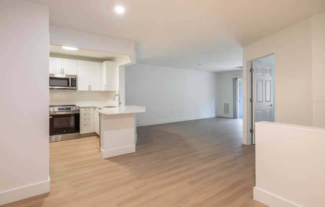 Living Room with Hard Surface Flooring