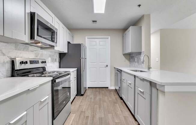 Kitchen Space at Bridgewater Apartments, Duluth, 30096