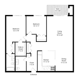 2 beds, 1.5 baths, 1,572 sqft, $1,350