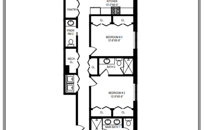 3 beds, 2.5 baths, 1,506 sqft, $2,995