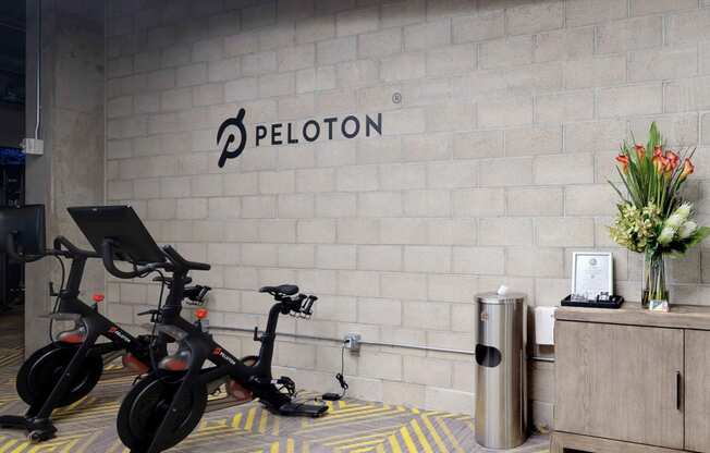 Olive DTLA Exercise Room Peloton Station  at Olive DTLA, Los Angeles, CA