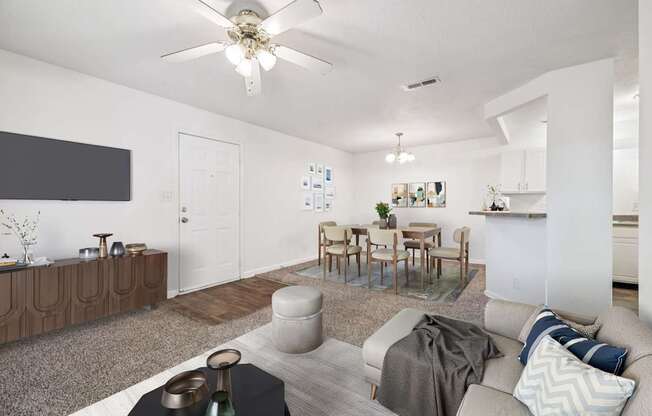 Separate Dining Area with Overhead lighting