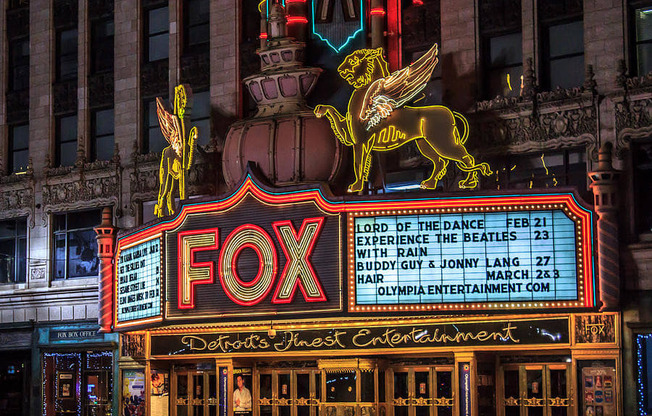 The Kales Building Apartments near Fox Theater in Detroit, MI.