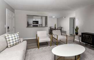 Modern living room at The District, Memphis, TN