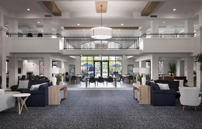 a room filled with lots of furniture