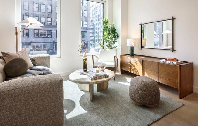 Step into the inviting elegance of Mabel, where modern design meets comfort in spacious living areas filled with natural light. Enjoy premium amenities and a vibrant community vibe. Schedule your tour today and find your perfect home!