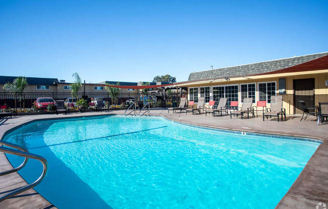 Invigorating Swimming Pool at Dover Park Apartments, Fairfield, California