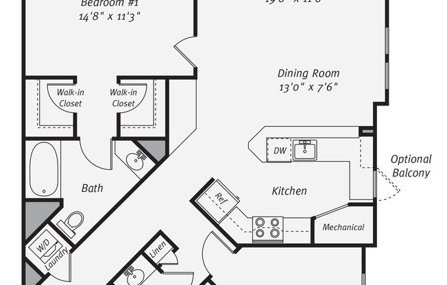 2 beds, 2 baths, 1,184 sqft, $3,728