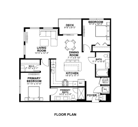 2 beds, 2 baths, 1,080 sqft, $1,751