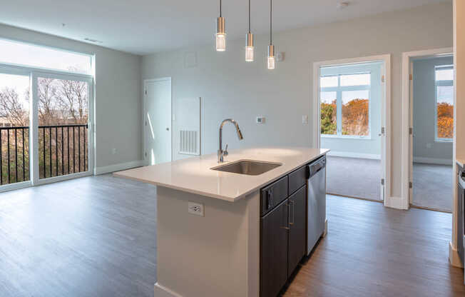 Living Room with Hard Surface Flooring