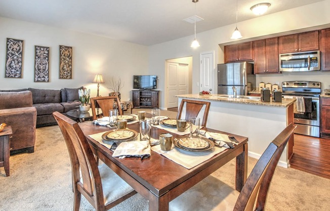 Separate Dining Area at Townhomes at Pleasant Meadows, New York