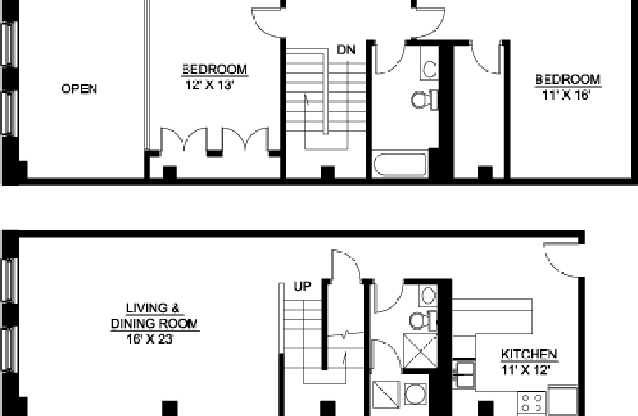 2 beds, 2 baths, 980 sqft, $1,850, Unit 234