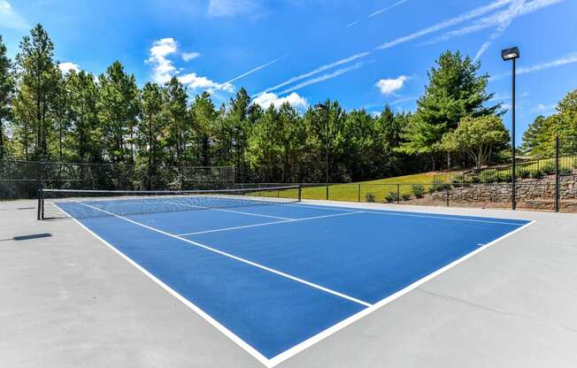 Tennis Court at Elme Eagles Landing in Stockbridge, GA