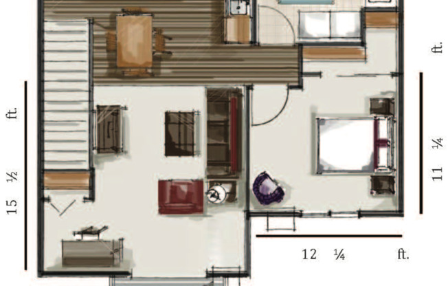 1 bed, 1 bath, 782 sqft, $1,095, Unit 300-51