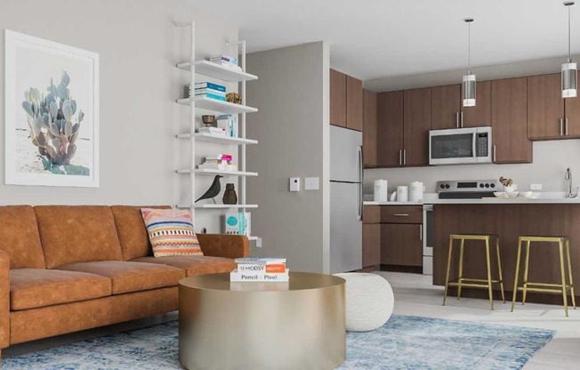 updated kitchen with stainless steel appliances