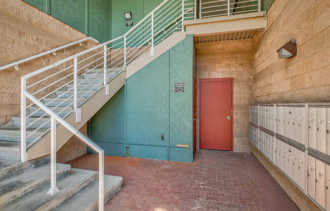 Locker Room at C.W. Moore Apartments, Boise