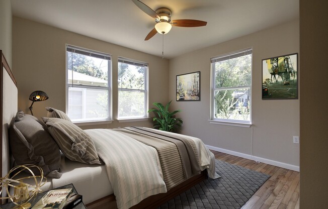 UT PRE LEASE: 2009 Remodeled 6 Bed / 3 Bath, Wood & Stained Concrete Floors, Custom High End Kitchen and Bathrooms, Just North of UT