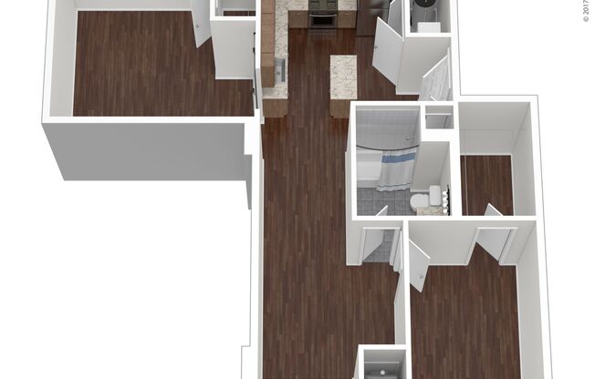 1 bed, 1 bath, 996 sqft, $3,495, Unit 451