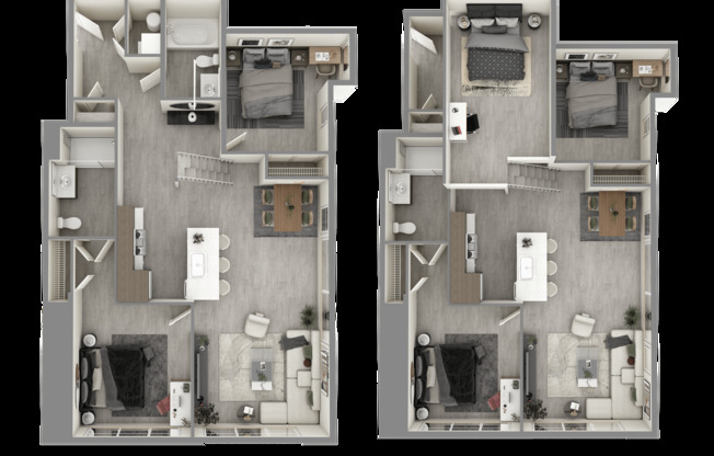 2 beds, 2 baths, 1,112 sqft, $3,500, Unit 302