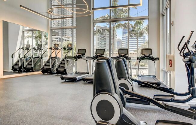 Full Fitness Center with Cardio Machines