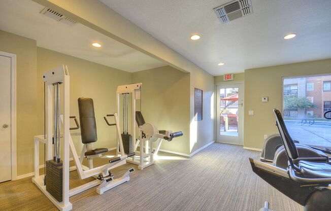 Fitness Center with Strength Conditioning Equipment